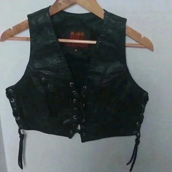 Woman's Size M- Hot Leathers - Vest - Pre-Owned Bikercore - Picture 1 of 6